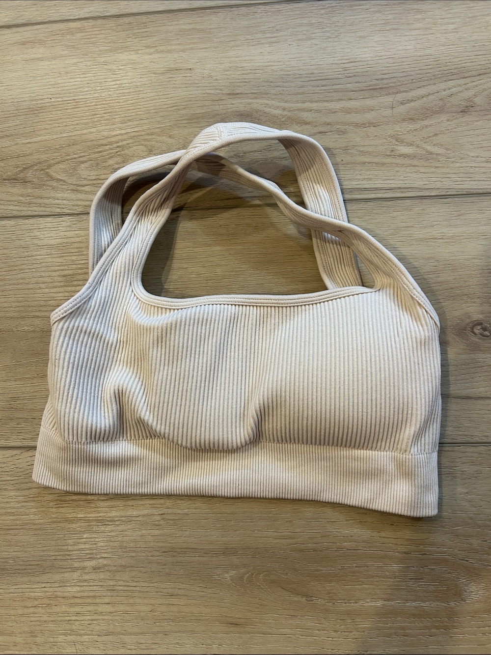 BuffBunny nude sports bra size M